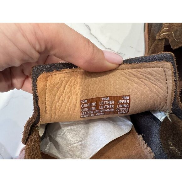 Timberland Boot Company Counterpane Venetian Loafer in Brown Suede Size 12 - Picture 6 of 7